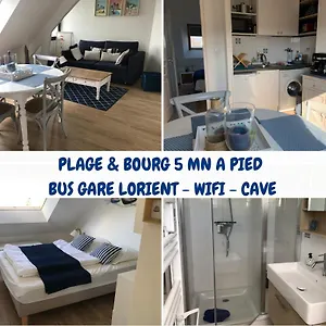  Appartement Plage, T2 Cosy, 4 Pers, 3mn Plage, Parking Privé, Tout à Pied !